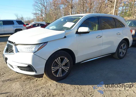2017 Acura Mdx from USA, damaged, VIN 5FRYD4H31HB036188